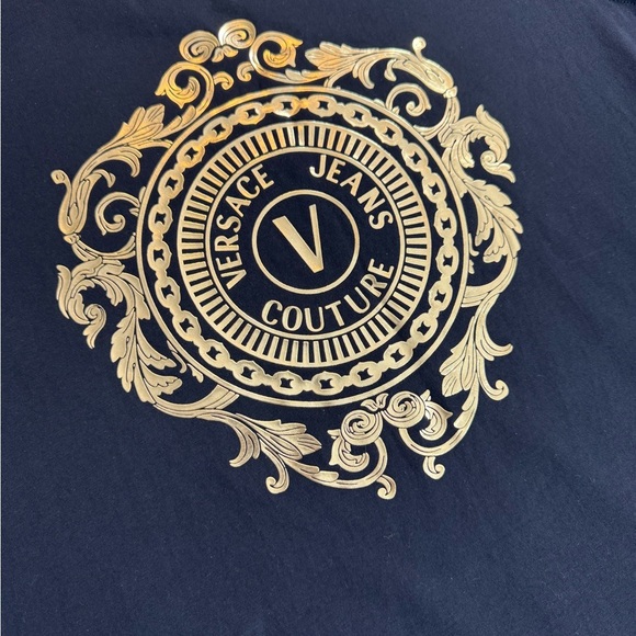 Versace Jeans Couture Women’s Black T-Shirt Dress Size XL - Picture 9 of 15